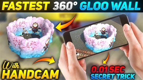 Handcam Free Fire 360 Degree Gloo Wall Trick 2 Finger Fastest