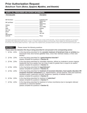 Fillable Online Botulinum Toxin Botoxfax Formmmo V Fax Email Print