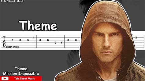 Mission Impossible Theme Guitar Tutorial Tab Sheet Music