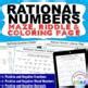 RATIONAL NUMBERS Maze Riddle Color By Number Coloring Page Math Activity