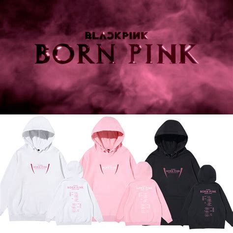 Blackpink Hooodies New Blackpink Born Pink Merch Pullover Hoodie