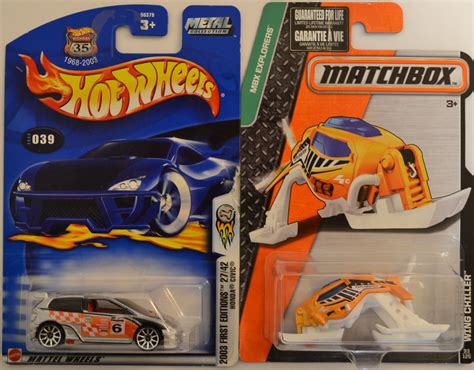 Hot Wheels Compatible Honda Civic Silver 039 HW 2003 First Edition Series Matchbox MBX Wing