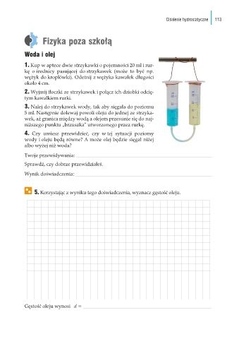 Page To Jest Fizyka Klasa Semestr Ci Nienie Hydrostatyczne