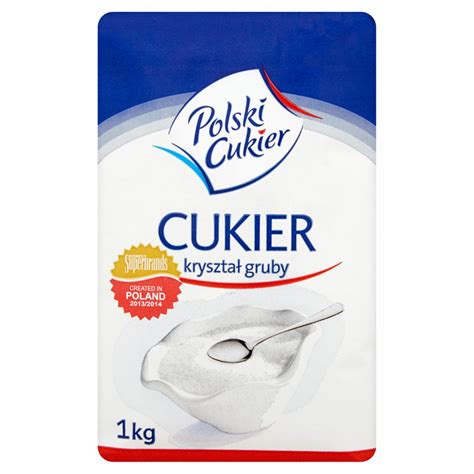 Polski Cukier Cukier Kryształ Gruby 1 Kg Kalorie Kj I Wartości