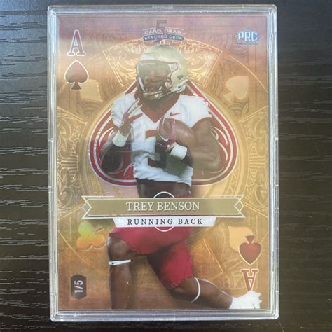 2023 Wild Card 5 Card Draw Stacked Deck TREY BENSON 1 5 Ebay 1 1 PRC