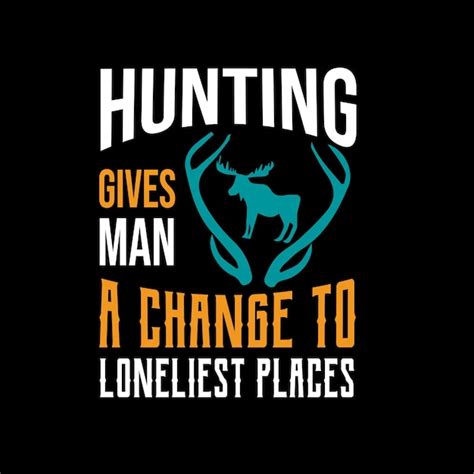 Premium Vector Custom Hunting T Shirt And Poster Design