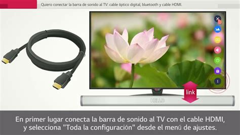 Lg Smart Tv Webos C Mo Conectar Una Barra De Sonido Youtube