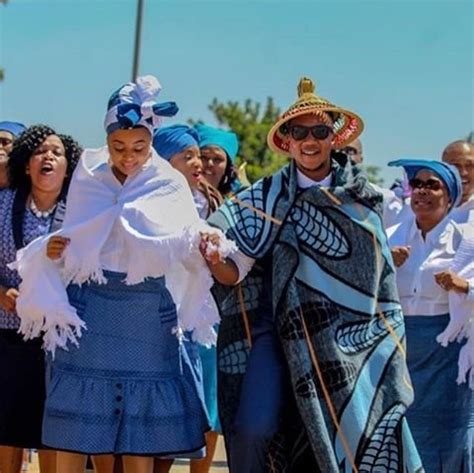 Clipkulture | Couple In Sotho Traditional Wedding Attire