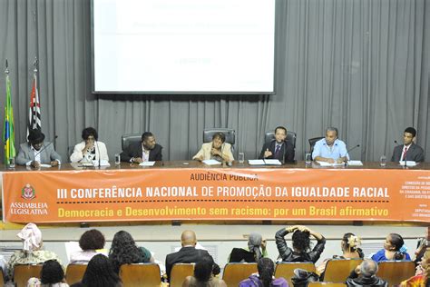 Audi Ncia Na Assembleia Debate Tema De Confer Ncia Sobre Igualdade Racial