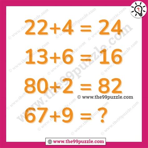 Challenging Brain Teasers Math For Adults The 99 Puzzle