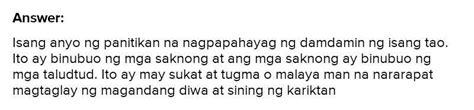 Ano Ang Masining Na Salitang Nagbibigay Ng Higit Na Kariktan Sa Tula