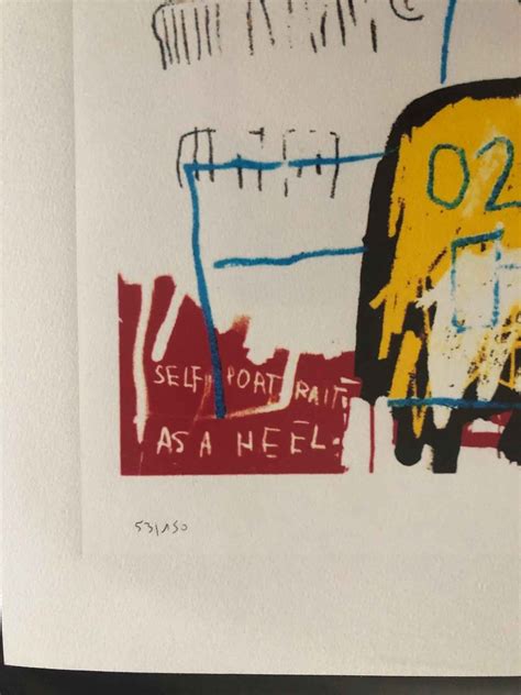 Art Collectibles Painting Acrylic Self Portrait As A Heel By Basquiat