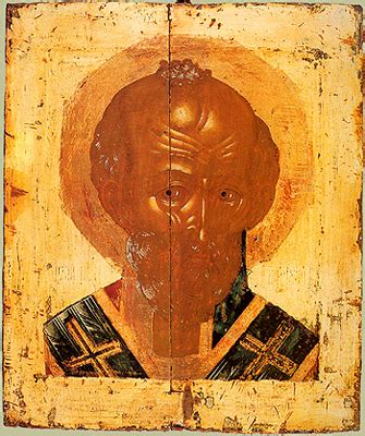 "Святитель Николай".Палех.Начало 18-ого века.