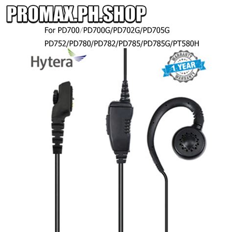 PROMAX PH SHOPFor Hytera PD700 Series 1 Wire Headset Earpiece C Shape