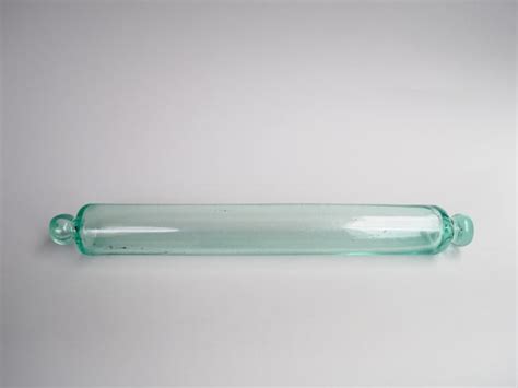 Victorian Glass Rolling Pin Hand Blownclear Glass Baking Etsy