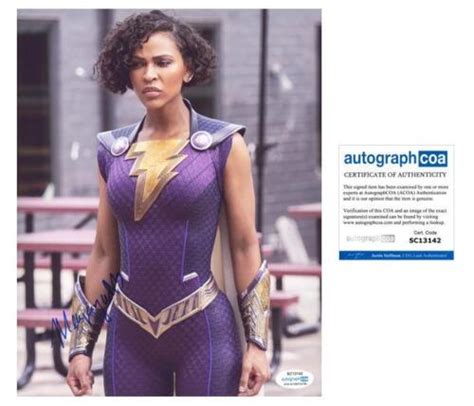 Meagan Good Shazam Fury Of The Gods Autograph Signed Darla 8x10