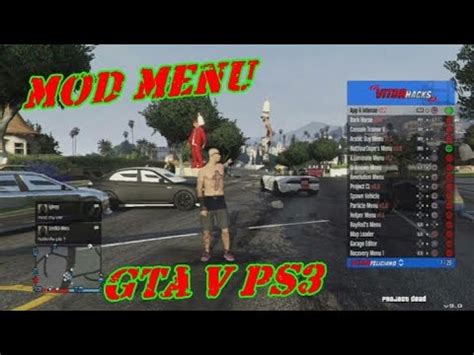 COMO COLOCAR O MOD MENU GTA 5 ONLINE BLUS NO PS3 DESBLOQUEADO YouTube