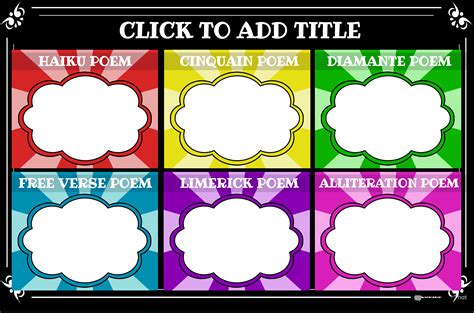 Free Printable Poetry Posters Free Printable A Z