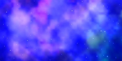 Light Purple vector background with colorful stars. 7980893 Vector Art ...