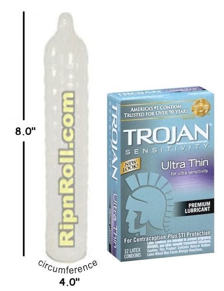 Trojan Ultra Thin Condoms Ripnroll