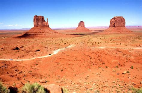 The Classic Western Landscape In Monument Valley Utah Royalty Free