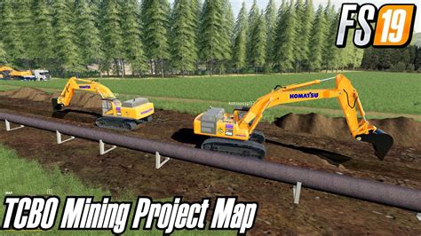 FS19 LIVE MULTIPLAYER PUBLIC WORKS TCBO MINING PROJECT FARMING