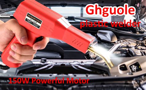 W Upgraded Plastic Welder Kit Pcs Hot Stapler Welding Machine Car Bumper Repair Kit In