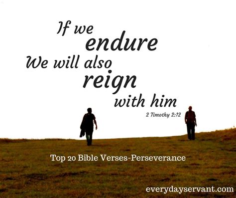 Top 20 BIble verses-perseverance - Everyday Servant