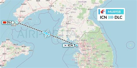 MU8958 Flight Status China Eastern Airlines Seoul To Dalian CES8958