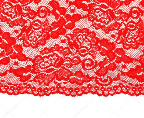 Red Lace Background