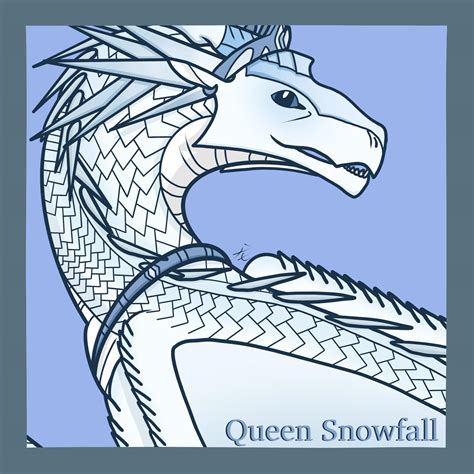 Queen Snowfall From Wings Of Fire By Hivewing25 On Deviantart