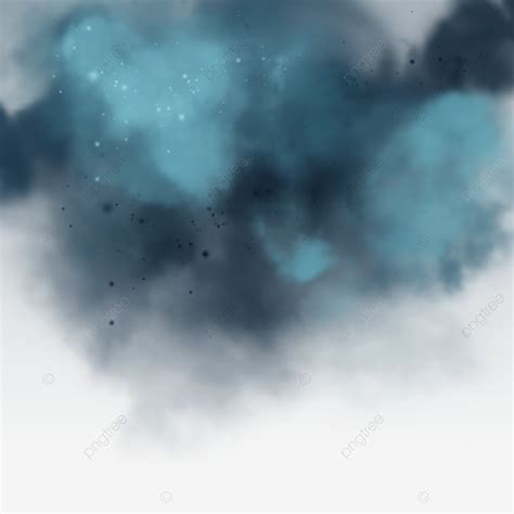 Blue Layer White Transparent Layered Blue Smoke Heavy Smoke Smoke