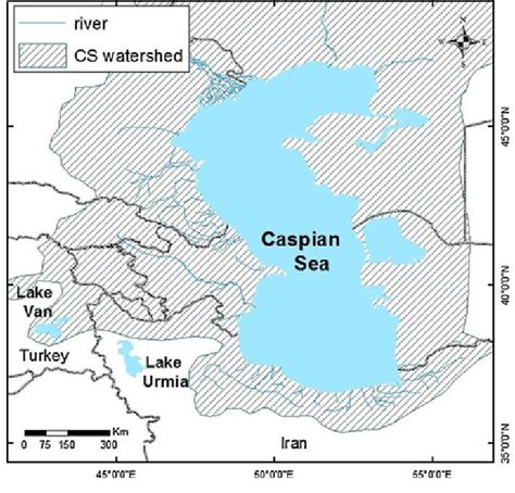 The Caspian Sea now vs the Caspian Sea if sea levels continue to rise ...