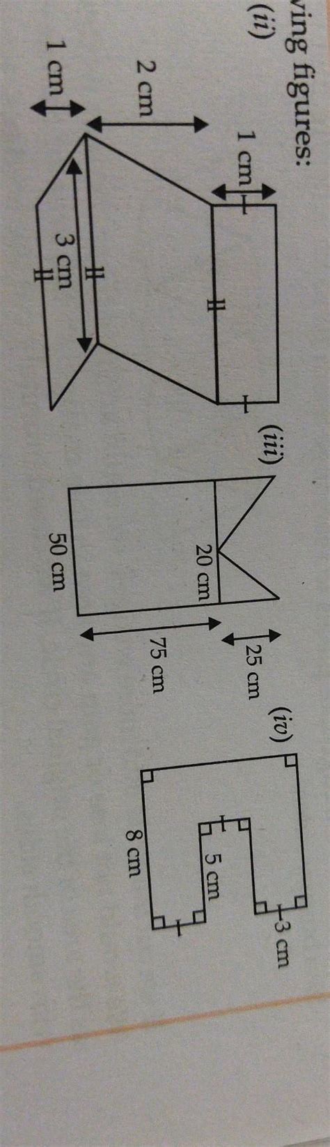 Find The Area Of The Following Figures Please Solve It S Urjent