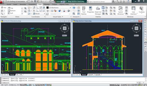 Using the Split Screen in AutoCAD