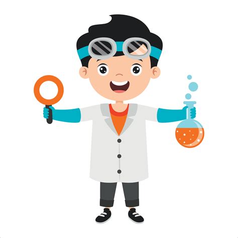 Cartoon Drawing Of A Scientist 5520559 Vector Art at Vecteezy