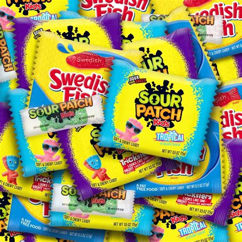 Buy Sour Patch Kids And Swedish Fish Halloween Candy Variety Pack Treat