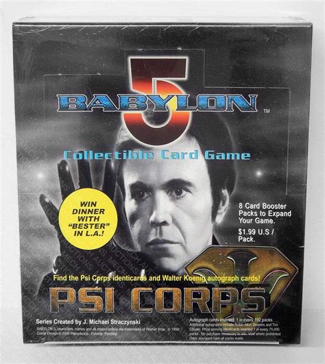 Babylon 5 Psi Corps Booster Box Toys And Games