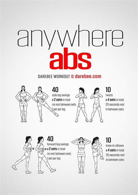 5 Day Standing Desk Ab Workout for push your ABS | Fitness and Workout ABS Tutorial