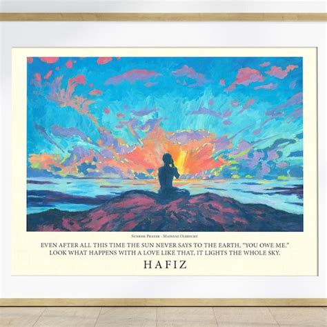 Hafiz Poem Etsy