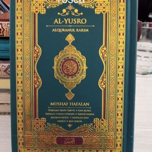 Jual Mushaf Al Yusro Hafalan Utsmani Madinah Terjemah Tanpa Takwil A5