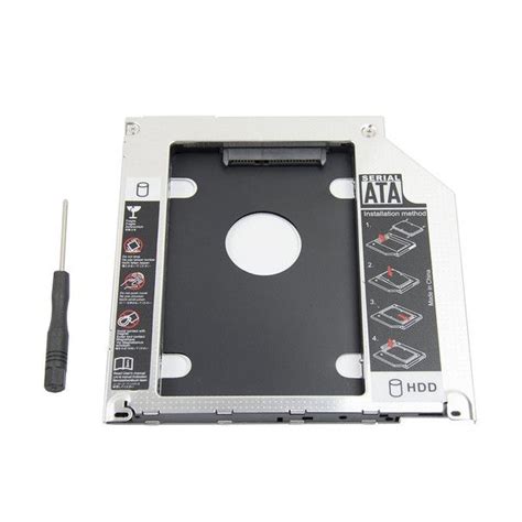 Ssd Hdd Caddy 95mm Aluminum 2nd Hard Disk Drive Caddy Case Adapter For