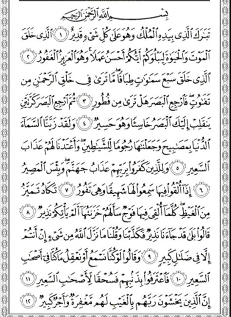 Surat Al Mulk 30 Ayat Lengkap Bahasa Arab Latin Dan Terjemahan Indonesia Jadi Penyelamat Dari