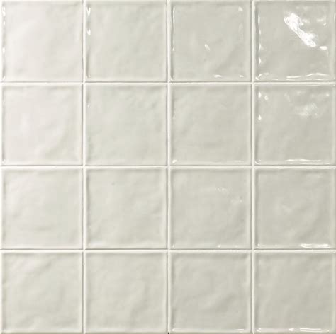 Esprit zellige Carrelage effet zellige blanc 15x15 CHIC NEUTRO 1m²