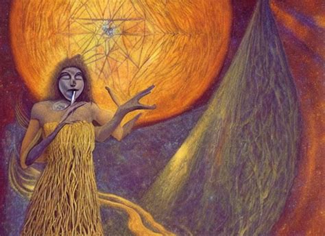 Lexica A Shaman Woman Spirit Holding Up The Cosmic Universe By