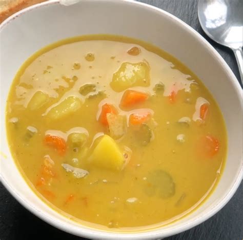 Soupe De Pois Cass S Au Curry Recette V Gane