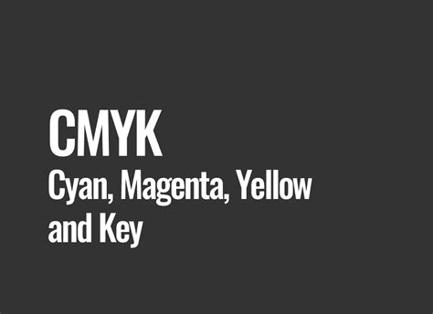 Cmyk Cyan Magenta Yellow And Key Grupa It Wdro Enia Drupal