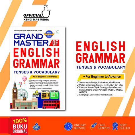 Jual Buku Grammar Grand Master Of English Grammar Tenses Vocabulary