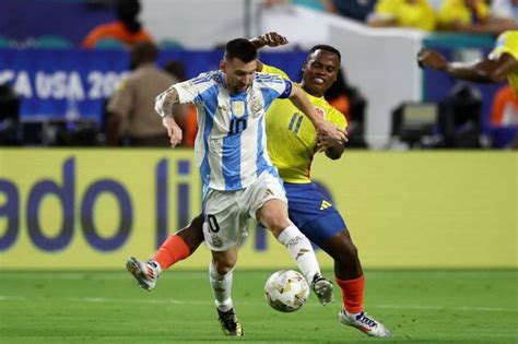 Final Copa America 2024 Argentina Vs Kolombia Tanpa Gol Di Babak Pertama