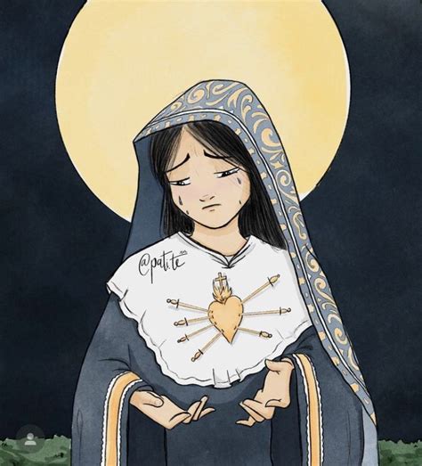 Pin By Rita Maria On Ilustraciones Cat Licas Catholic Art Our Lady